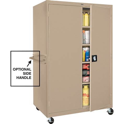 sandusky lee mobile steel extra-wide storage cabinet|sandusky lee portable storage cabinet.